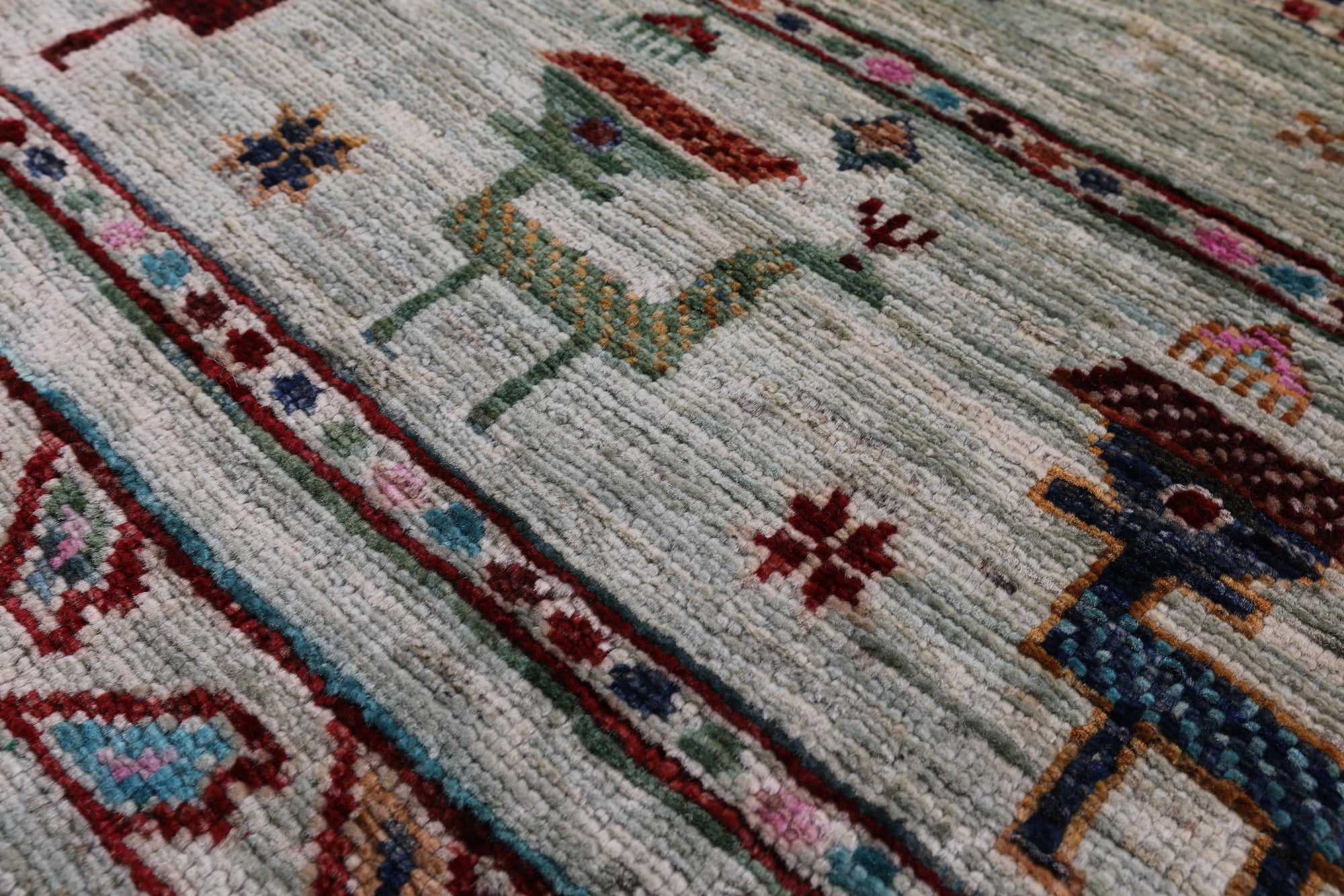 Tribal Persian Gabbeh Hand Knotted Wool Rug - 2' 8" X 4' 3" - Golden Nile