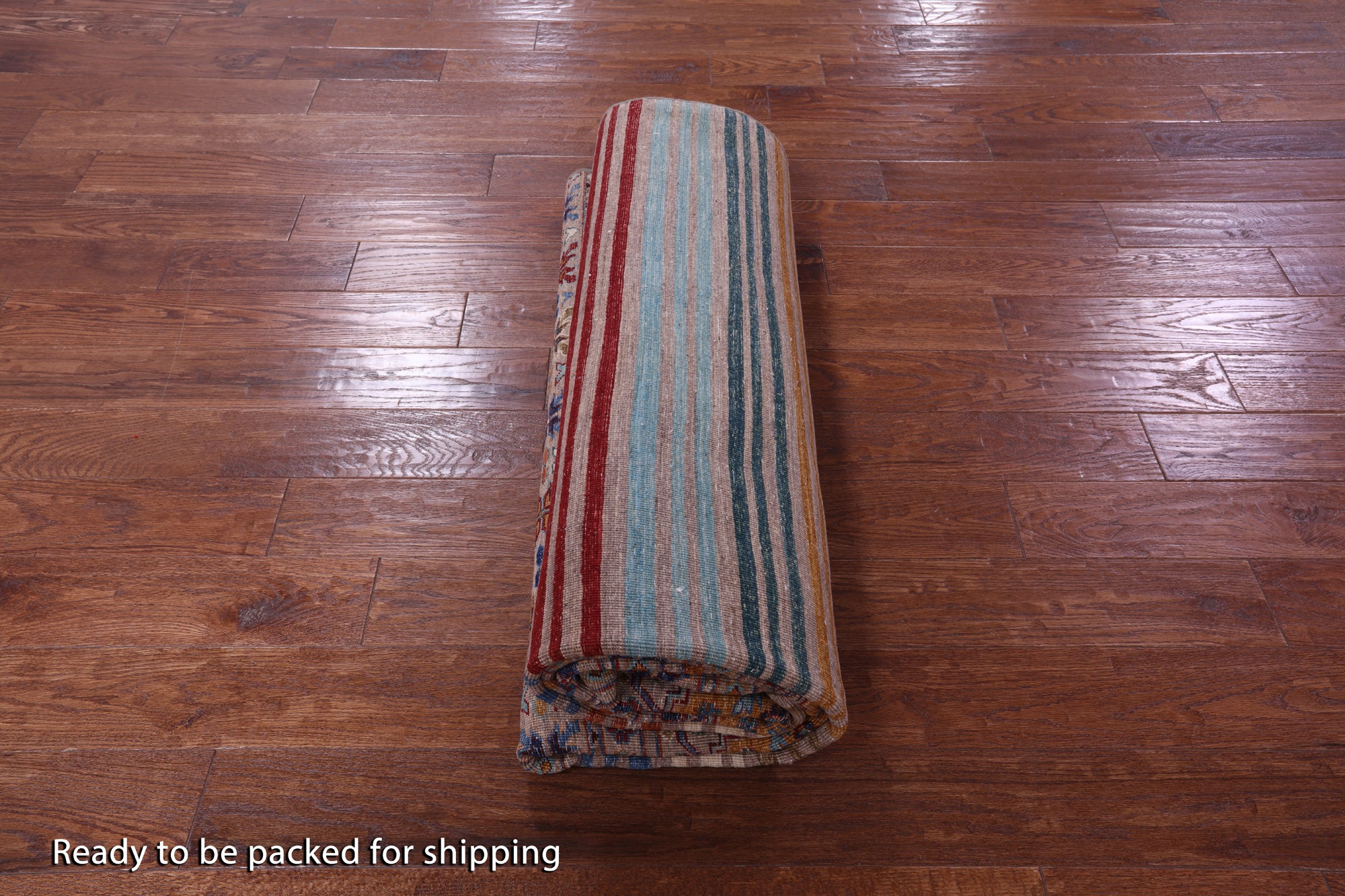 Khorjin Persian Gabbeh Handmade Wool Rug - 6' 7" X 10' 2" - Golden Nile