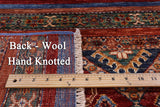 Khorjin Persian Gabbeh Handmade Wool Rug - 5' 8" X 7' 10" - Golden Nile