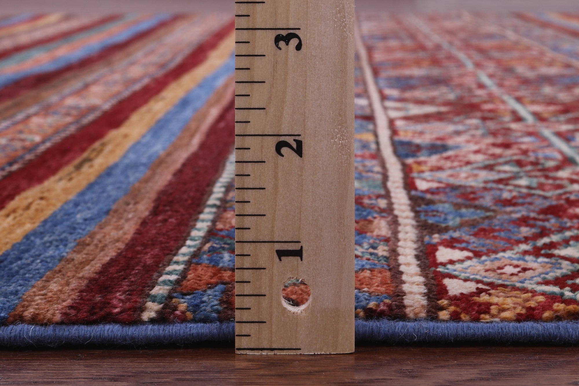 Khorjin Persian Gabbeh Handmade Wool Rug - 5' 8" X 7' 10" - Golden Nile