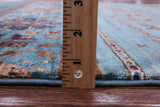Blue Khorjin Persian Gabbeh Hand Knotted Wool Rug - 4' 10" X 6' 9" - Golden Nile