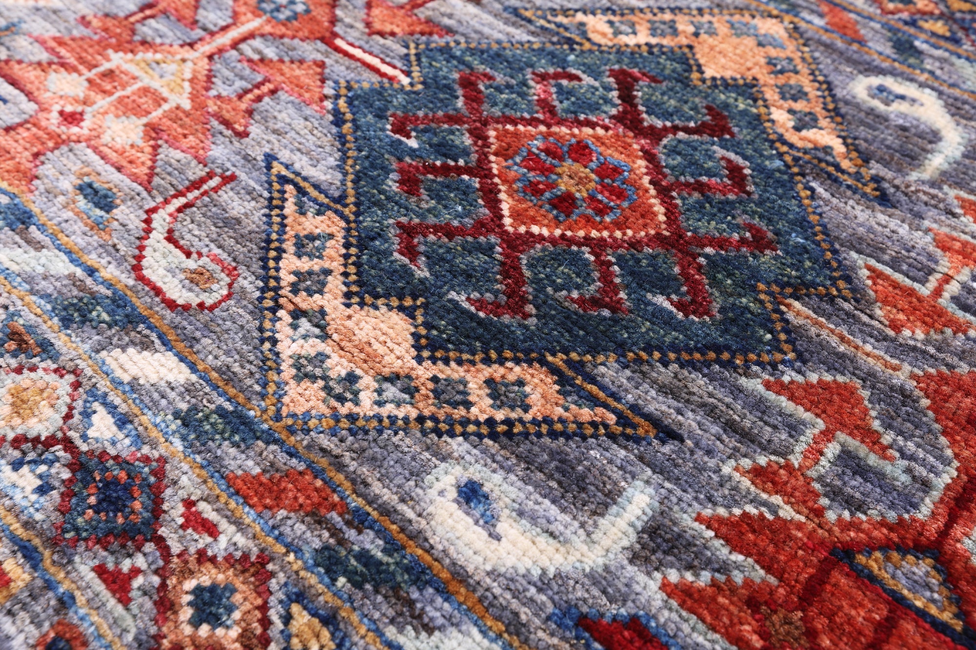 Khorjin Persian Gabbeh Hand Knotted Wool Rug - 3' 3" X 4' 11" - Golden Nile