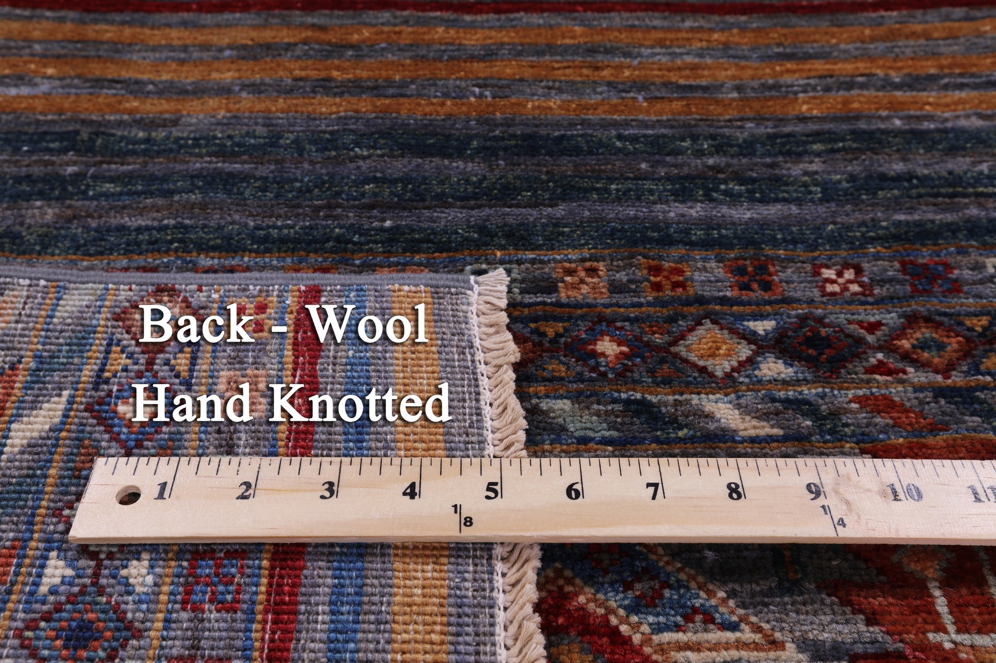 Khorjin Persian Gabbeh Hand Knotted Wool Rug - 3' 3" X 4' 11" - Golden Nile