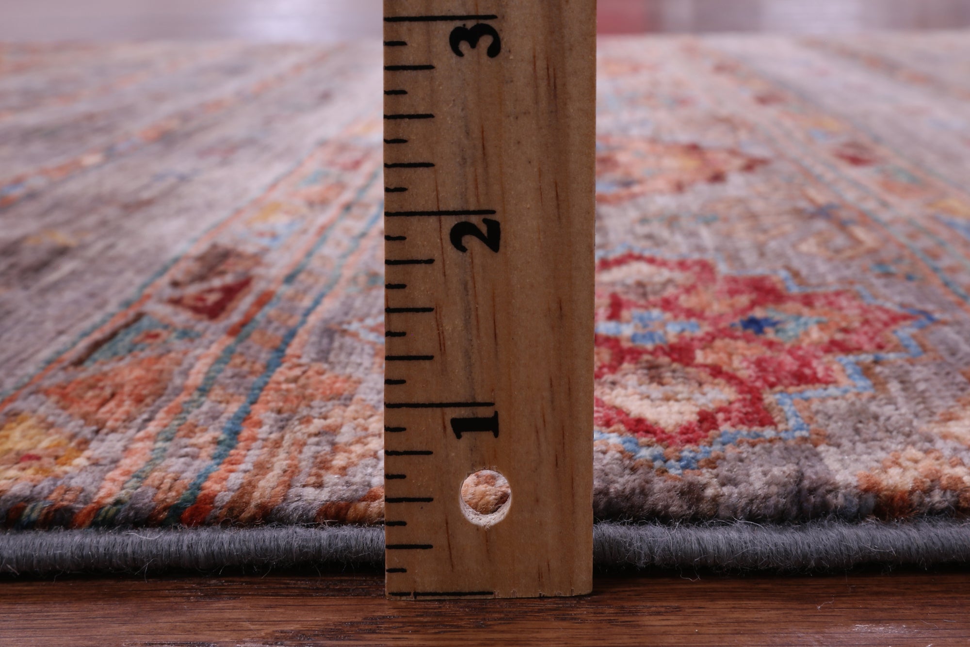 Khorjin Persian Gabbeh Hand Knotted Wool Rug - 3' 5" X 5' 0" - Golden Nile