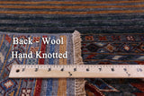 Khorjin Persian Gabbeh Hand Knotted Wool Rug - 3' 3" X 4' 10" - Golden Nile