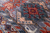 Khorjin Persian Gabbeh Handmade Wool Rug - 3' 3" X 4' 10" - Golden Nile