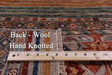 Khorjin Persian Gabbeh Hand Knotted Wool Rug - 3' 2" X 5' 3" - Golden Nile