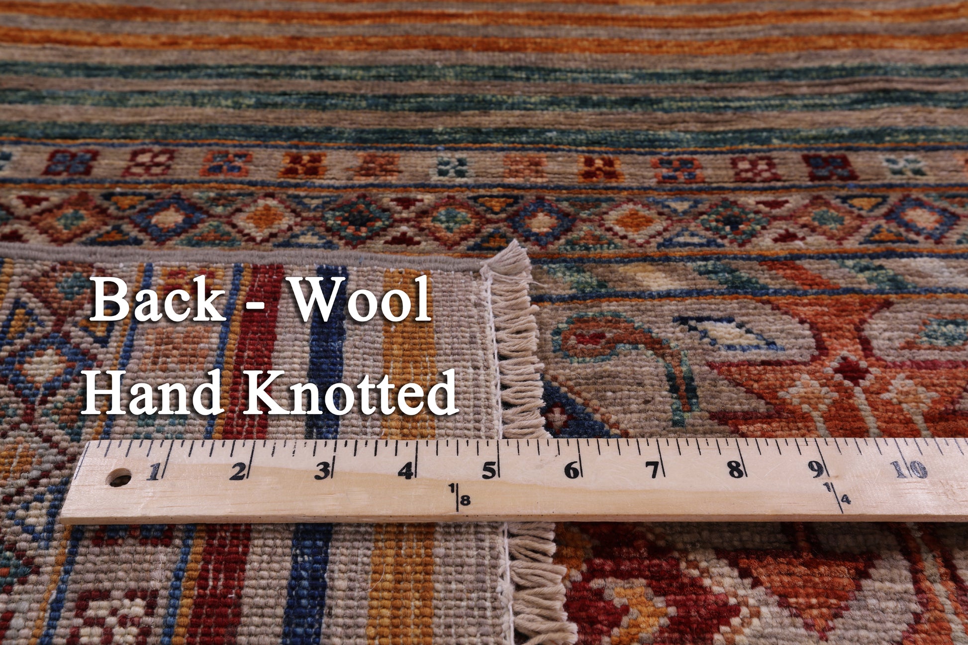 Khorjin Persian Gabbeh Hand Knotted Wool Rug - 3' 2" X 5' 3" - Golden Nile