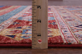 Khorjin Persian Gabbeh Hand Knotted Wool Rug - 4' 0" X 5' 9" - Golden Nile