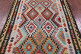 Reversible Kilim Flat Weave Wool On Wool Rug - 5' 7" X 7' 11" - Golden Nile