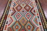 Reversible Kilim Flat Weave Wool On Wool Rug - 5' 7" X 7' 11" - Golden Nile