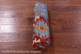 Reversible Kilim Flat Weave Wool On Wool Rug - 4' 1" X 5' 9" - Golden Nile