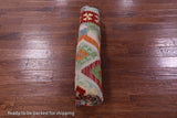 Reversible Kilim Flat Weave Wool On Wool Rug - 6' 10" X 10' 0" - Golden Nile