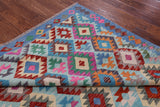 Reversible Kilim Flat Weave Wool On Wool Rug - 5' 9" X 8' 0" - Golden Nile