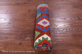 Reversible Kilim Flat Weave Wool On Wool Rug - 5' 9" X 7' 11" - Golden Nile