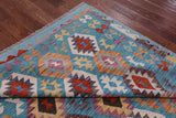 Reversible Kilim Flat Weave Wool On Wool Rug - 5' 10" X 8' 0" - Golden Nile