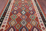 Reversible Kilim Flat Weave Wool On Wool Rug - 6' 7" X 10' 2" - Golden Nile