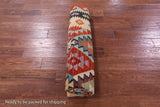 Reversible Kilim Flat Weave Wool On Wool Rug - 6' 7" X 10' 2" - Golden Nile