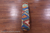 Reversible Kilim Flat Weave Wool On Wool Rug - 6' 5" X 9' 6" - Golden Nile
