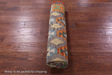 Reversible Kilim Flat Weave Wool On Wool Rug - 6' 9" X 9' 6" - Golden Nile