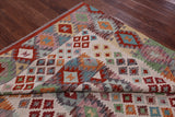 Reversible Kilim Flat Weave Wool On Wool Rug - 6' 6" X 9' 10" - Golden Nile