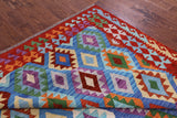 Reversible Kilim Flat Weave Wool On Wool Rug - 6' 7" X 9' 7" - Golden Nile