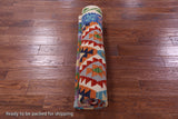 Reversible Kilim Flat Weave Wool On Wool Rug - 6' 9" X 9' 8" - Golden Nile