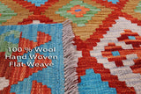 Reversible Kilim Flat Weave Wool On Wool Rug - 6' 9" X 9' 8" - Golden Nile