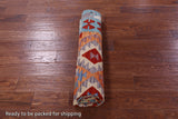 Reversible Kilim Flat Weave Wool On Wool Rug - 5' 7" X 8' 1" - Golden Nile