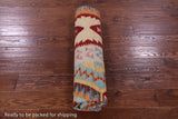 Reversible Kilim Flat Weave Wool On Wool Rug - 5' 8" X 8' 1" - Golden Nile