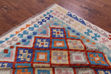 Reversible Kilim Flat Weave Wool On Wool Rug - 6' 8" X 9' 6" - Golden Nile