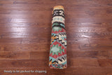 Reversible Kilim Flat Weave Wool On Wool Rug - 8' 2" X 9' 11" - Golden Nile