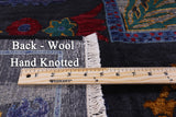 William Morris Handmade Wool Area Rug - 8' 1" X 9' 9" - Golden Nile