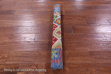 Reversible Kilim Flat Weave Wool On Wool Rug - 3' 4" X 4' 11" - Golden Nile