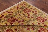 William Morris Handmade Wool Area Rug - 8' 1" X 10' 1" - Golden Nile