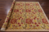 William Morris Handmade Wool Area Rug - 8' 1" X 10' 1" - Golden Nile