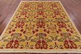 William Morris Handmade Wool Area Rug - 8' 1" X 10' 1" - Golden Nile