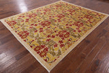 William Morris Handmade Wool Area Rug - 8' 1" X 10' 1" - Golden Nile