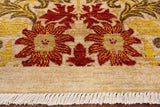 William Morris Handmade Wool Area Rug - 8' 1" X 10' 1" - Golden Nile