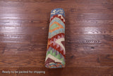 Reversible Kilim Flat Weave Wool On Wool Rug - 4' 9" X 6' 6" - Golden Nile