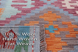 Reversible Kilim Flat Weave Wool On Wool Rug - 6' 6" X 9' 9" - Golden Nile