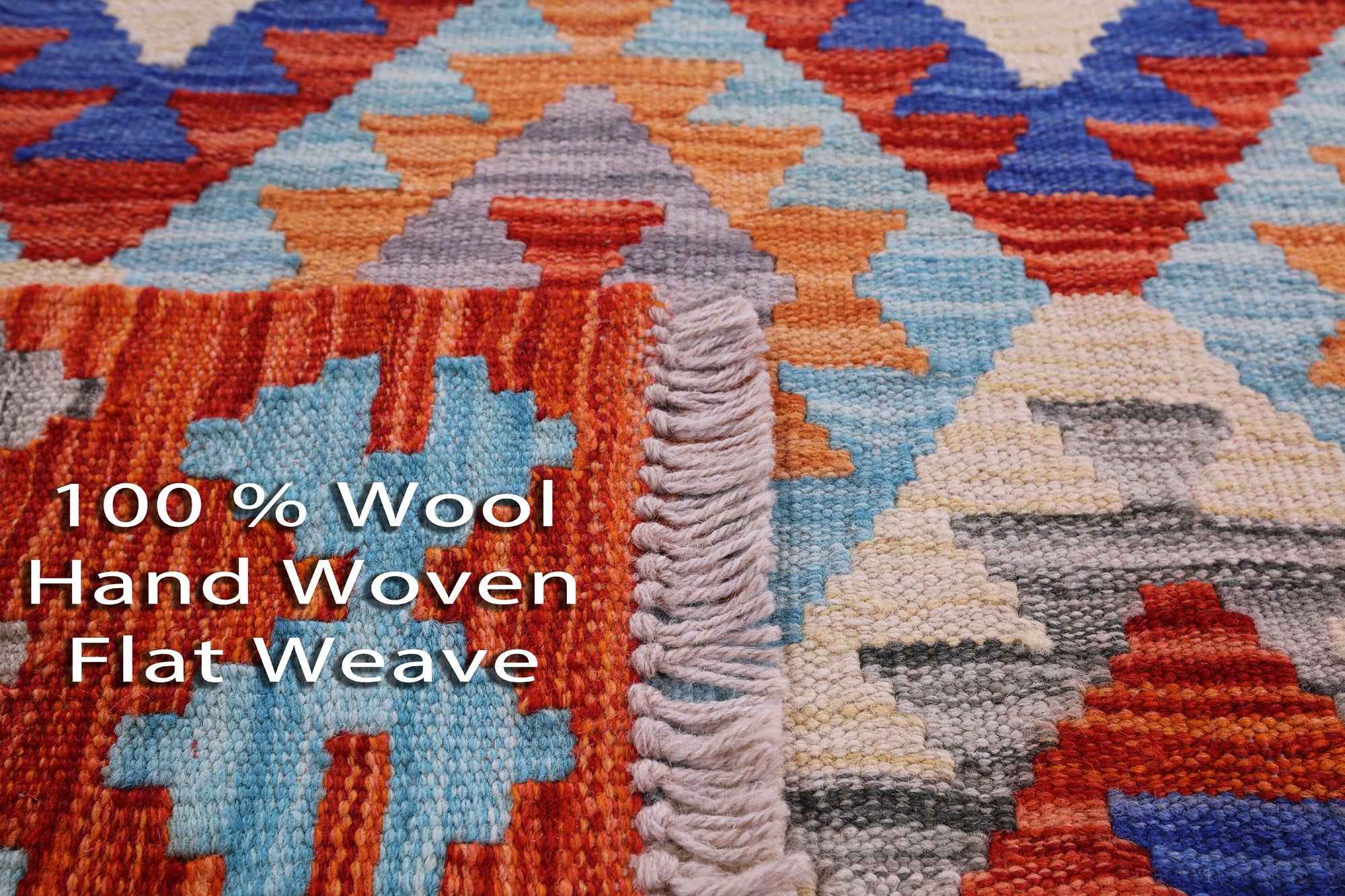 Reversible Kilim Flat Weave Wool On Wool Runner Rug - 2' 8" X 9' 10" - Golden Nile