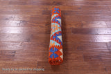 Reversible Kilim Flat Weave Wool On Wool Runner Rug - 2' 8" X 9' 10" - Golden Nile