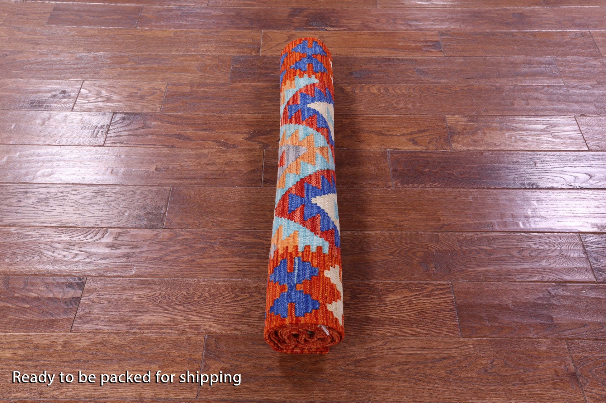 Reversible Kilim Flat Weave Wool On Wool Runner Rug - 2' 8" X 9' 10" - Golden Nile