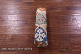 Reversible Kilim Flat Weave Wool On Wool Rug - 4' 0" X 5' 10" - Golden Nile