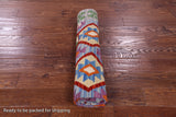 Reversible Kilim Flat Weave Wool On Wool Rug - 5' 6" X 7' 10" - Golden Nile