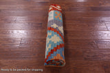 Reversible Kilim Flat Weave Wool On Wool Rug - 5' 3" X 6' 9" - Golden Nile