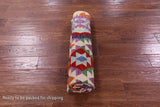 Reversible Kilim Flat Weave Wool On Wool Rug - 5' 0" X 6' 5" - Golden Nile