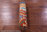Reversible Kilim Flat Weave Wool On Wool Rug - 4' 10" X 6' 6" - Golden Nile