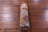 Reversible Kilim Flat Weave Wool On Wool Rug - 4' 11" X 6' 7" - Golden Nile